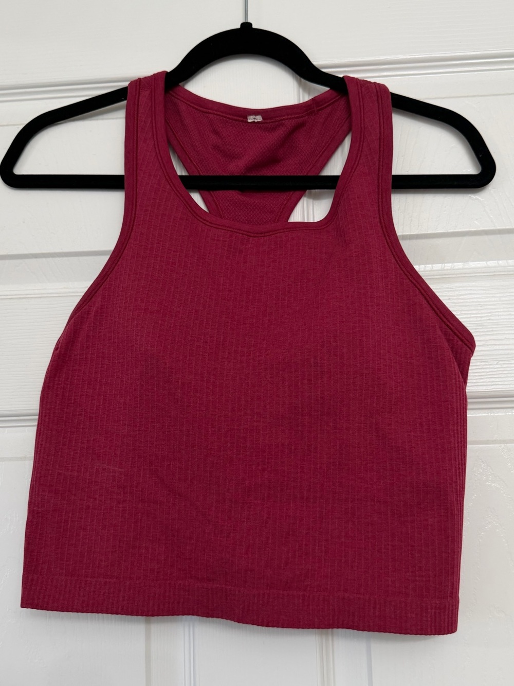 Lululemon Ebb to street Cropped Racerback tank | Size 12